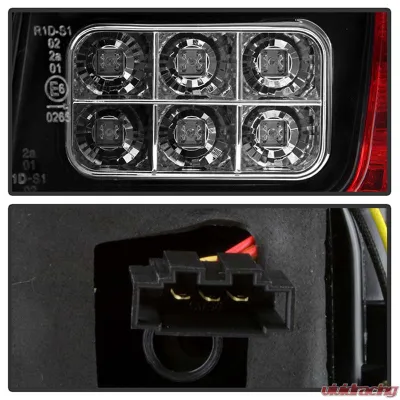 Spyder Auto LED Black Tail Lights for Volkswagen Golf GTI 2010 and Up - ALT-YD-VG10-LED-BK