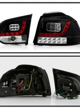 Spyder Auto LED Black Tail Lights for Volkswagen Golf GTI 2010 and Up                                     - ALT-YD-VG10-LED-BK - Image 6
