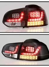 Spyder Auto LED Black Tail Lights for Volkswagen Golf GTI 2010 and Up                                     - ALT-YD-VG10-LED-BK - Image 7