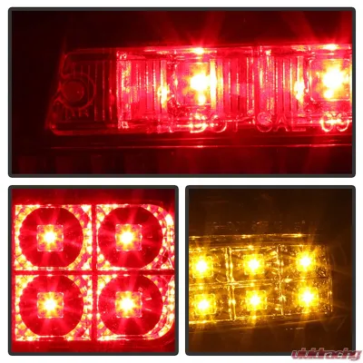 Spyder Auto LED Black Tail Lights for Volkswagen Golf GTI 2010 and Up - ALT-YD-VG10-LED-BK