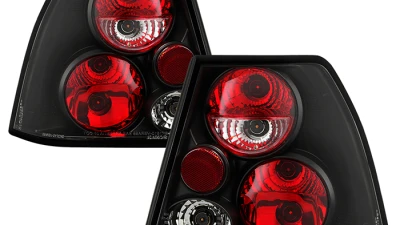 Spyder Auto Altezza Black Tail Lights for Volkswagen Jetta 1999-2004, Custom Fit                                     - ALT-YD-VJ99-BK - Image 8