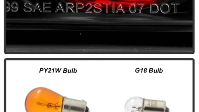 Spyder Auto Altezza Black Tail Lights for Volkswagen Jetta 1999-2004, Custom Fit                                     - ALT-YD-VJ99-BK - Image 8