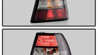 Spyder Auto LED Black Tail Lights for Volkswagen Jetta 1999-2004, ALT-YD-VJ99-LED-BK                                     - ALT-YD-VJ99-LED-BK - Image 8