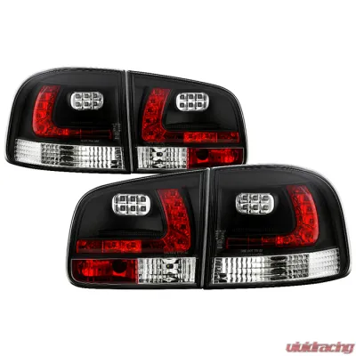 Spyder Auto Black LED Taillights for Volkswagen Touareg 2002-2007, ALT-YD-VTOU04-LED-BK - ALT-YD-VTOU04-LED-BK
