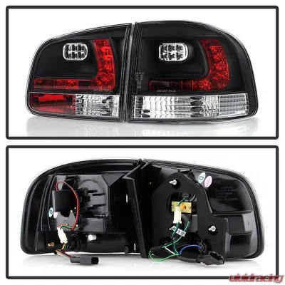 Spyder Auto Black LED Taillights for Volkswagen Touareg 2002-2007, ALT-YD-VTOU04-LED-BK - ALT-YD-VTOU04-LED-BK