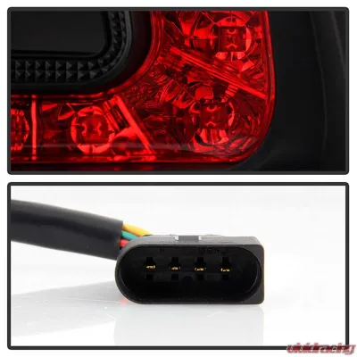 Spyder Auto Black LED Taillights for Volkswagen Touareg 2002-2007, ALT-YD-VTOU04-LED-BK - ALT-YD-VTOU04-LED-BK