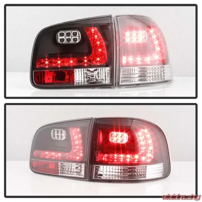 Spyder Auto Black LED Taillights for Volkswagen Touareg 2002-2007, ALT-YD-VTOU04-LED-BK - ALT-YD-VTOU04-LED-BK