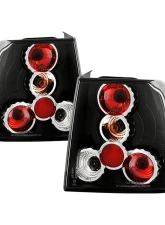Spyder Auto Altezza Black Tail Lights for Volkswagen Passat 1997-2000                                     - ALT-YD-VWPAT97-BK - Image 7