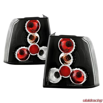 Spyder Auto Altezza Black Tail Lights for Volkswagen Passat 1997-2000 - ALT-YD-VWPAT97-BK