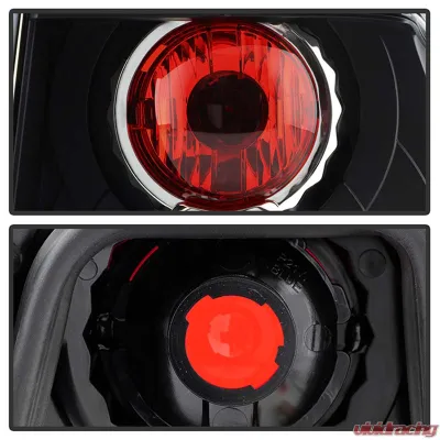 Spyder Auto Altezza Black Tail Lights for Volkswagen Passat 1997-2000 - ALT-YD-VWPAT97-BK