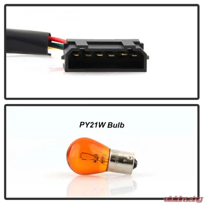 Spyder Auto Altezza Black Tail Lights for Volkswagen Passat 1997-2000 - ALT-YD-VWPAT97-BK