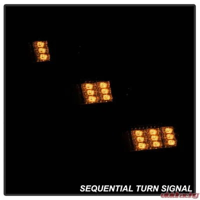 Spyder Auto Front Bumper DRL LED Lights Smoke for Ford Mustang 2015-2016 - CBL-YD-FM15-LED-SM