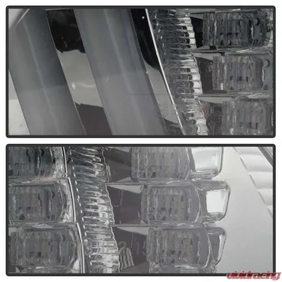 Spyder Auto Front Bumper DRL LED Lights Smoke for Ford Mustang 2015-2016 - CBL-YD-FM15-LED-SM