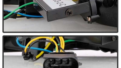 Spyder Auto Front Bumper DRL LED Lights Smoke for Ford Mustang 2015-2016                                     - CBL-YD-FM15-LED-SM - Image 4