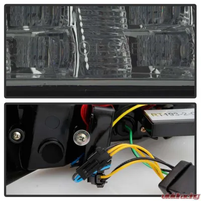 Spyder Auto Front Bumper DRL LED Lights Smoke for Ford Mustang 2015-2016 - CBL-YD-FM15-LED-SM