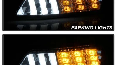 Spyder Auto Front Bumper DRL LED Lights Smoke for Ford Mustang 2015-2016                                     - CBL-YD-FM15-LED-SM - Image 9