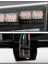 Spyder Auto Full LED Sequential Signal Front Bumper Lights Black Jeep Wrangler 2018-2019                                     - CBL-YD-JW18-SEQ-BK - Image 3