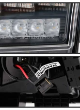 Spyder Auto Full LED Sequential Signal Front Bumper Lights Black Jeep Wrangler 2018-2019                                     - CBL-YD-JW18-SEQ-BK - Image 4