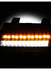 Spyder Auto Full LED Sequential Signal Front Bumper Lights Black Jeep Wrangler 2018-2019                                     - CBL-YD-JW18-SEQ-BK - Image 7