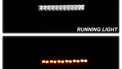 Spyder Auto Full LED Sequential Signal Front Bumper Lights Black Jeep Wrangler 2018-2019                                     - CBL-YD-JW18-SEQ-BK - Image 9