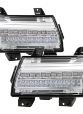 Spyder Auto Full LED Sequential Signal Front Bumper Lights Chrome for Jeep Wrangler 2018-2019                                     - CBL-YD-JW18-SEQ-C - Image 9