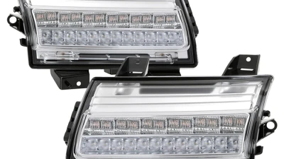 Spyder Auto Full LED Sequential Signal Front Bumper Lights Chrome for Jeep Wrangler 2018-2019                                     - CBL-YD-JW18-SEQ-C - Image 9