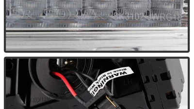 Spyder Auto Full LED Sequential Signal Front Bumper Lights Chrome for Jeep Wrangler 2018-2019                                     - CBL-YD-JW18-SEQ-C - Image 4