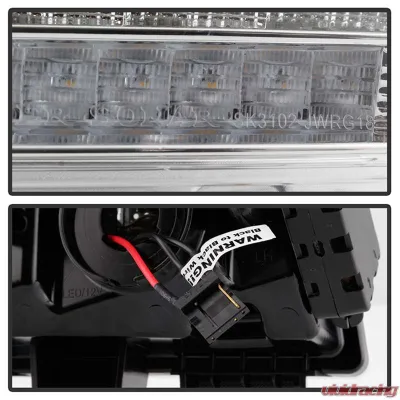 Spyder Auto Full LED Sequential Signal Front Bumper Lights Chrome for Jeep Wrangler 2018-2019 - CBL-YD-JW18-SEQ-C