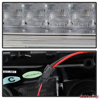 Spyder Auto Full LED Sequential Signal Front Bumper Lights Chrome for Jeep Wrangler 2018-2019 - CBL-YD-JW18-SEQ-C