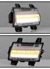 Spyder Auto Full LED Sequential Signal Front Bumper Lights Chrome for Jeep Wrangler 2018-2019                                     - CBL-YD-JW18-SEQ-C - Image 6