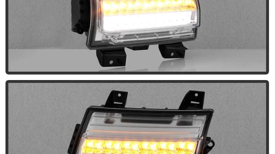 Spyder Auto Full LED Sequential Signal Front Bumper Lights Chrome for Jeep Wrangler 2018-2019                                     - CBL-YD-JW18-SEQ-C - Image 6