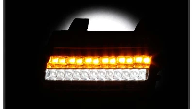 Spyder Auto Full LED Sequential Signal Front Bumper Lights Chrome for Jeep Wrangler 2018-2019                                     - CBL-YD-JW18-SEQ-C - Image 7