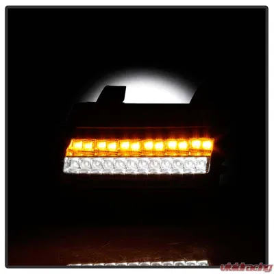 Spyder Auto Full LED Sequential Signal Front Bumper Lights Chrome for Jeep Wrangler 2018-2019 - CBL-YD-JW18-SEQ-C