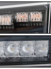 Spyder Auto Full LED Sequential Signal Front Bumper Lights Black Jeep Wrangler 2018-2019                                     - CBL-YD-JW18LED-SEQ-BK - Image 3