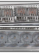 Spyder Auto Full LED Front Bumper Lights Sequential Signal Chrome for Jeep Wrangler 2018-2019                                     - CBL-YD-JW18LED-SEQ-C - Image 3