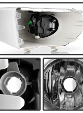 Spyder Auto Clear OEM Style Fog Lights with Switch for 2007-2014 Toyota FJ Cruiser                                     - F-TFJ07-C - Image 3