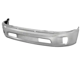 Spyder Auto Front Bumper Chrome w/Fog Light Hole for Dodge Ram 1500 2013-2018