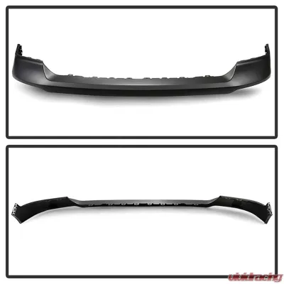Spyder Auto Upper Front Bumper Black Dodge Ram 1500 2013-2018 - FB-DR13U-BK