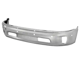 Spyder Auto Front Bumper with Sensor & Fog Light Hole Chrome for Dodge Ram 1500 2014-2018