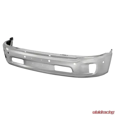 Spyder Auto Front Bumper with Sensor & Fog Light Hole Chrome for Dodge Ram 1500 2014-2018 - FB-DR14B-WS-FOG-C