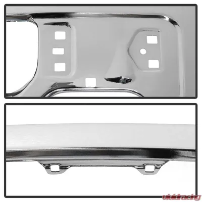 Spyder Auto Front Bumper Chrome for Ford F150 2009-2014, Without Fog Light Hole - FB-FF15009-C