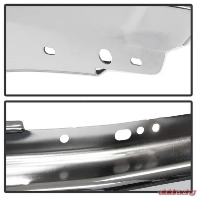 Spyder Auto Front Bumper Chrome for Ford F150 2009-2014, Without Fog Light Hole - FB-FF15009-C
