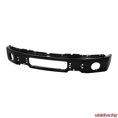 Spyder Auto Front Bumper with Fog Light Hole Black for Ford F150 2009-2014 - FB-FF15009-FOG-BK