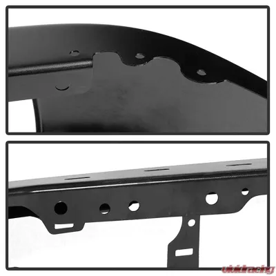 Spyder Auto King Ranch Limited Front Bumper with Fog Light Holes Black Ford F150 2018-2020 - FB-FF15018L-FOG-BK