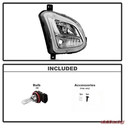Spyder Auto OEM Style Fog Lights Right for Chevrolet Equinox 2018-2020, Clear Lens - FL-CEQ18-R