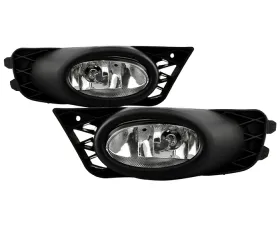 Spyder Auto Clear OEM Fog Lights with Switch for Honda Civic 4-Door 2009-2011