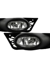 Spyder Auto Clear OEM Fog Lights with Switch for Honda Civic 4-Door 2009-2011                                     - FL-CL-HC09-4D-C - Image 4