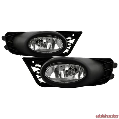 Spyder Auto Clear OEM Fog Lights with Switch for Honda Civic 4-Door 2009-2011 - FL-CL-HC09-4D-C