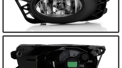 Spyder Auto Clear OEM Fog Lights with Switch for Honda Civic 4-Door 2009-2011                                     - FL-CL-HC09-4D-C - Image 3