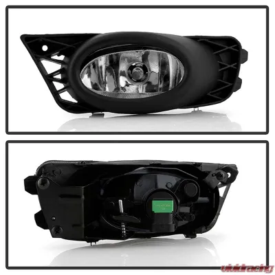 Spyder Auto Clear OEM Fog Lights with Switch for Honda Civic 4-Door 2009-2011 - FL-CL-HC09-4D-C